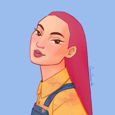 stylized portrait